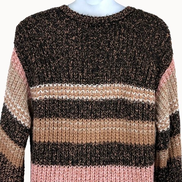 Lane Bryant Plus Size 22/24 V-Neck Tunic Style Over-Sized Sweater Striped EUC! - Picture 13 of 16